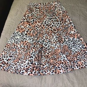 SHEIN Leopard Print Maxi Skirt